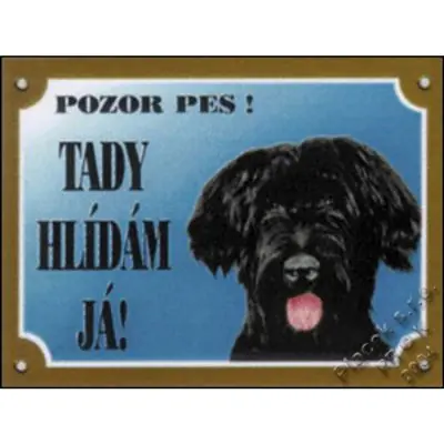 Tabulka briard černý Výhodná Nabídka