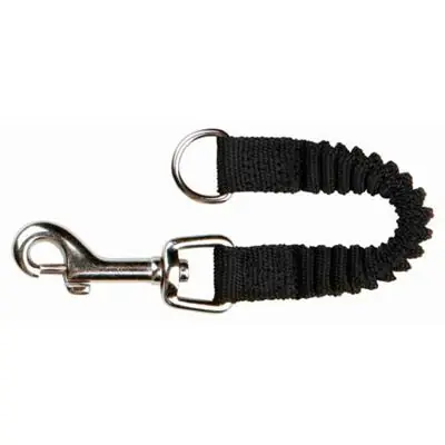 Pouze Dnes Tlumič tahu, nylonové vodítko s gumou, černé S-M 21 cm/15 mm