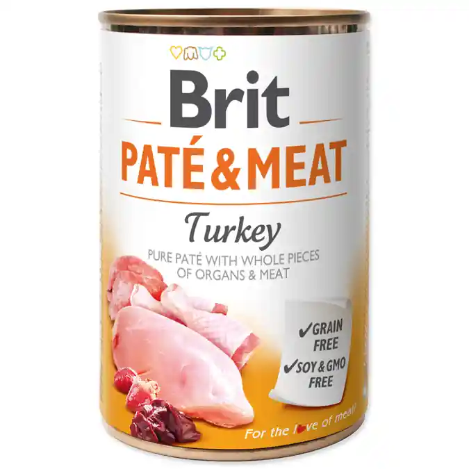 BRIT Paté & Meat Turkey (400g) Nakupujte Hned