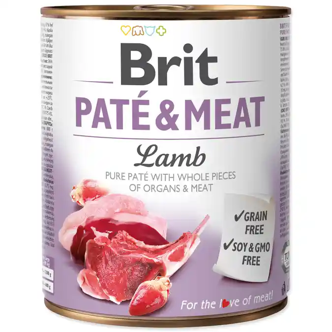 Konzerva BRIT Paté & Meat Lamb (800g) Ihned K Objednání