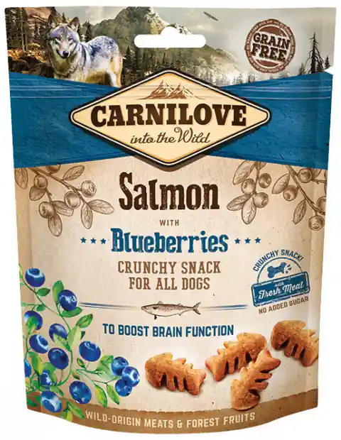 Carnilove Dog Crunchy Snack Salmon,Blueberries,meat 200g Tovární Cena