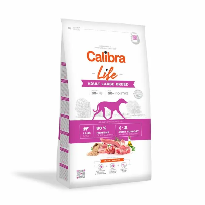 Cenová Bomba Calibra Dog Life Adult Large Breed Lamb 12 kg