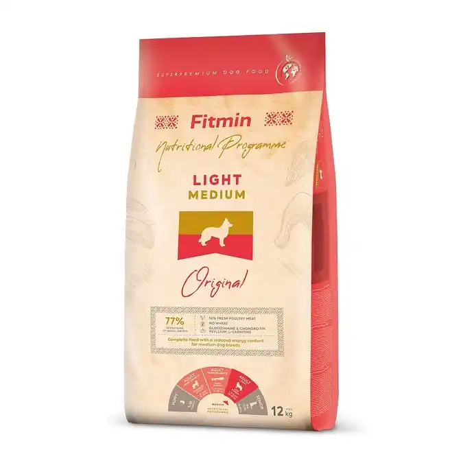 Cenově Výhodný Fitmin dog Original medium light 12 kg