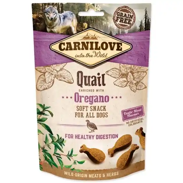 Carnilove Dog Semi Moist Snack Quail&Oregano 200g Tovární Cena