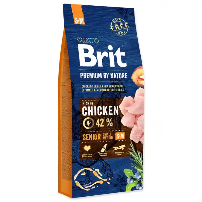 Ihned K Objednání Brit Premium by Nature Senior S+M Chicken 15 kg