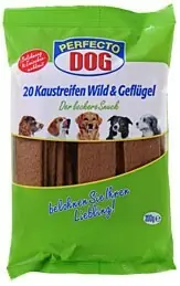 Perfecto Dog plátky zvěřina, drůbež 20ks Tovární Cena