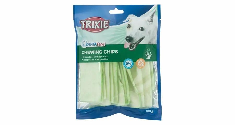 Cenově Výhodný DENTAfun žvýkací plátky + spirulina 100g