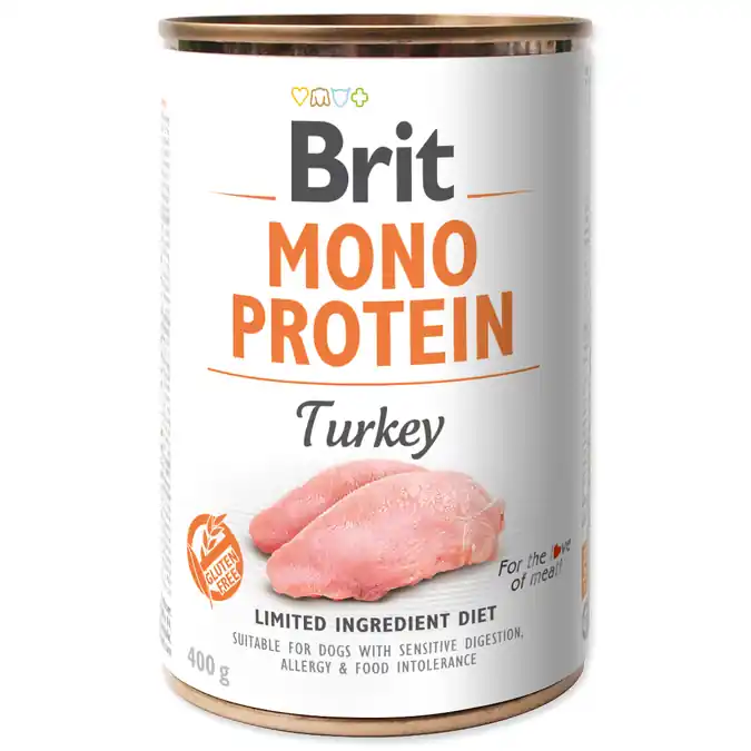 BRIT Mono Protein Turkey (400g) Oblíbený