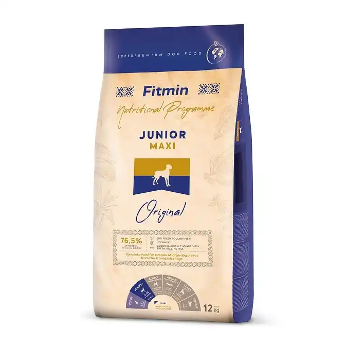 Fitmin Maxi Junior 12 kg Sleva