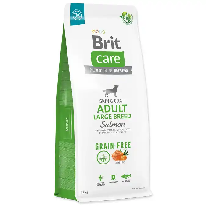 Autentický Brit Care Grain-free Adult Large Breed Salmon 12 kg