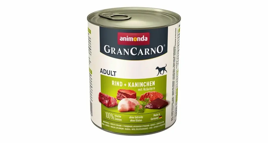 GRANCARNO Adult – králík + bylinky 800g Nízká Cena