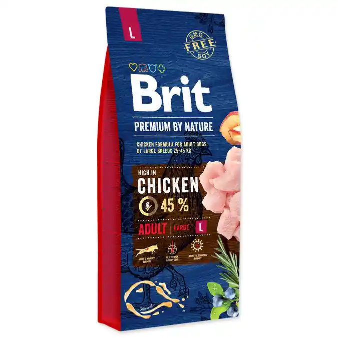 Speciální Cena Brit Premium by Nature Adult Large Breed Chicken 15 kg