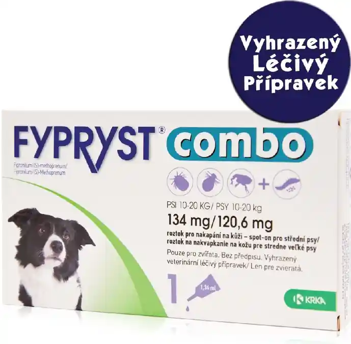 Odeslání Ihned Fypryst Combo Spot-on Dog M 10–20 kg 1×1,34 ml