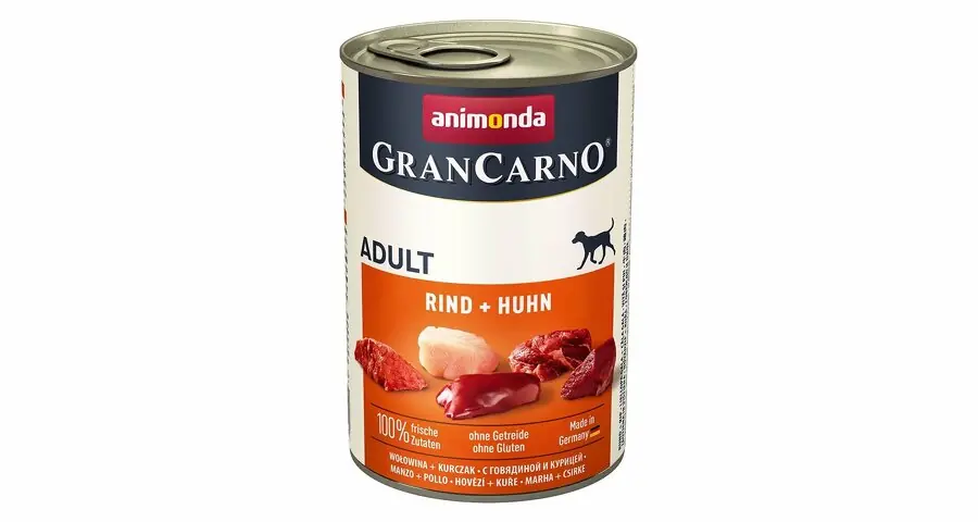 GRANCARNO Adult – hovězí, kuře 400g Poslední Šance