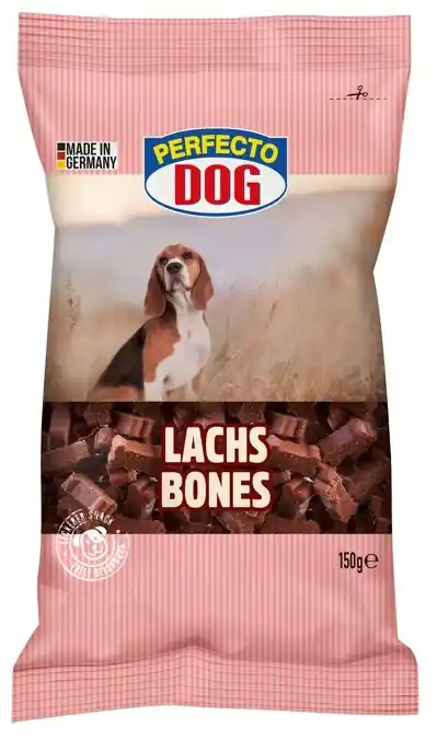 Must-Have Perfecto Dog lososové kostičky 150g