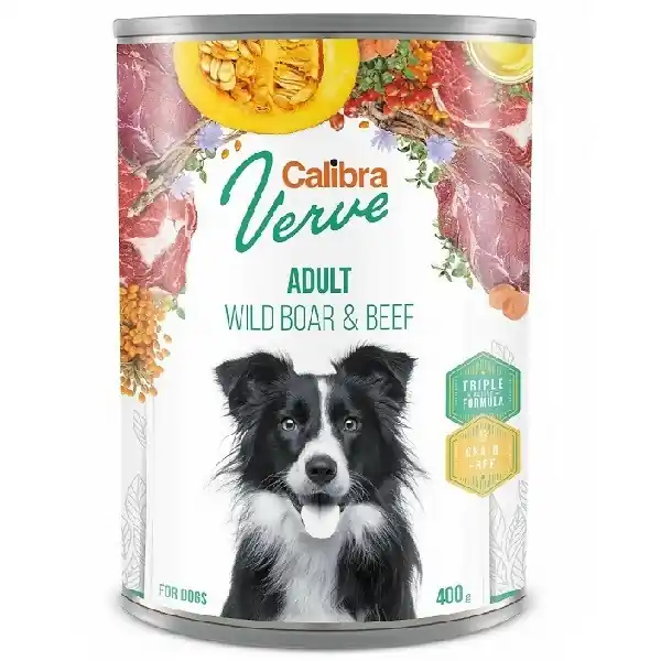 Calibra Dog Verve konz.GF Adult Wild Boar&Beef 400g Koupit Online