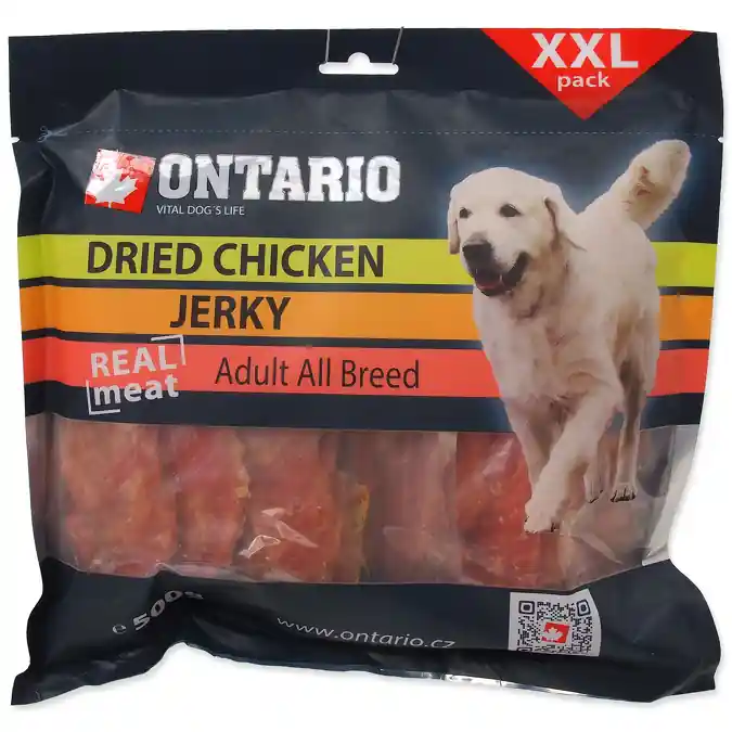 ONTARIO Snack Dry Chicken Jerky 500g Jen Po Omezenou Doba