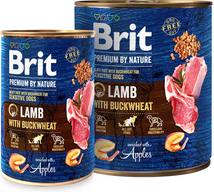 Brit Premium Dog by Nature konz Lamb & Buckwheat 400g Víkendová Akce