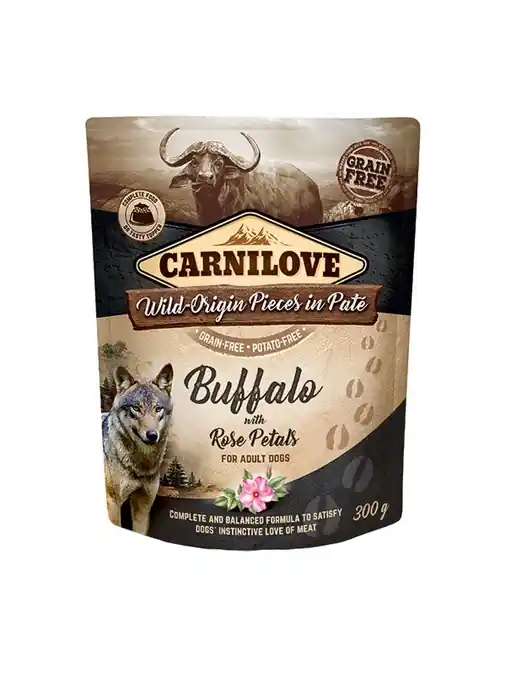 Akční Nabídka Carnilove Paté Buffalo with Rose Petals 300 g