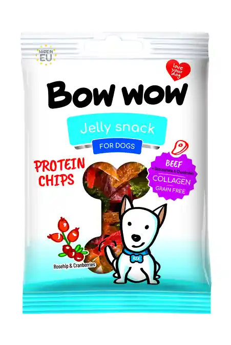 Časově Omezené Bow Wow chipsy želatinové 60 g