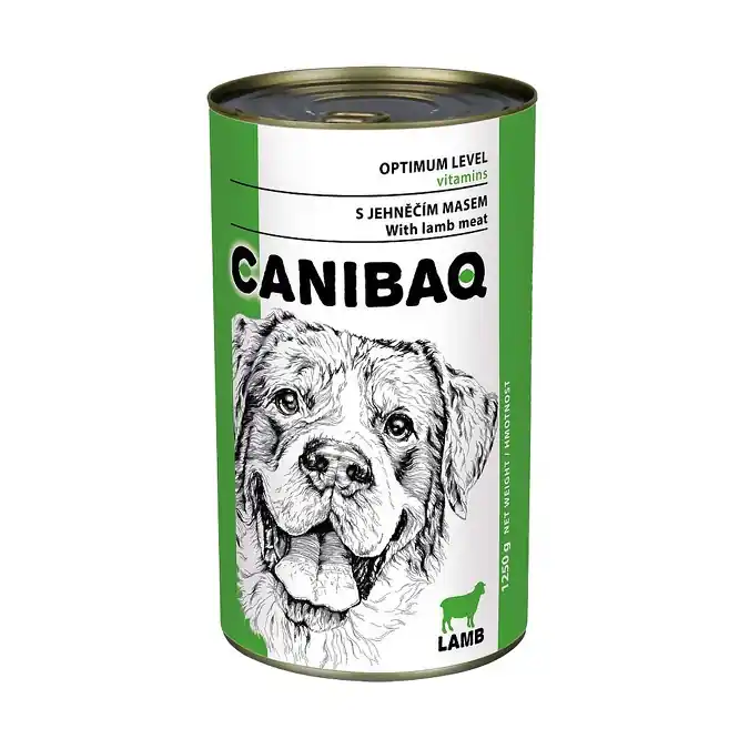 Nízká Cena Canibaq konzerva pro psy jehněčí 1250 g