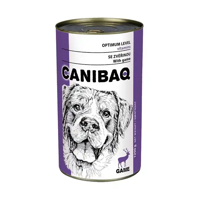 Cenový Hit Canibaq konzerva pro psy zvěřinová 1250 g