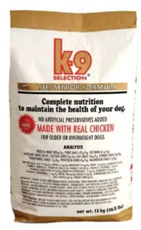 K-9 Lite Senior 12 kg Víkendová Akce