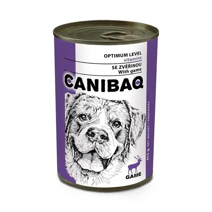 Canibaq konzerva pro psy zvěřinová 415 g Kup Teď