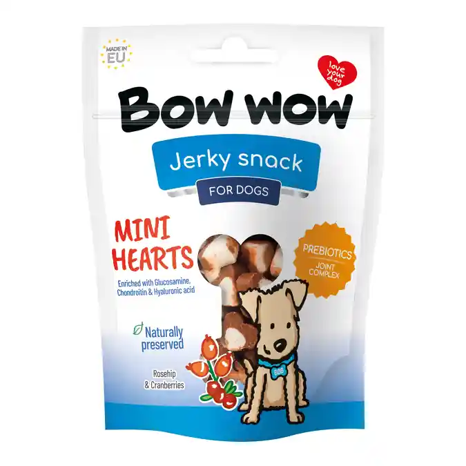 Bow Wow srdíčka pro psy uheráková 80 g Koupit Online