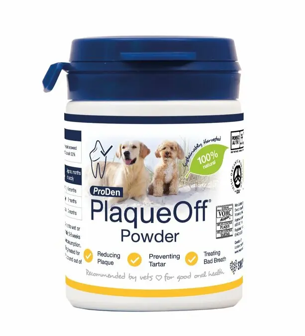 ProDen PlaqueOff Powder pro psy a kočky zubní kámen 60 g Kup Teď
