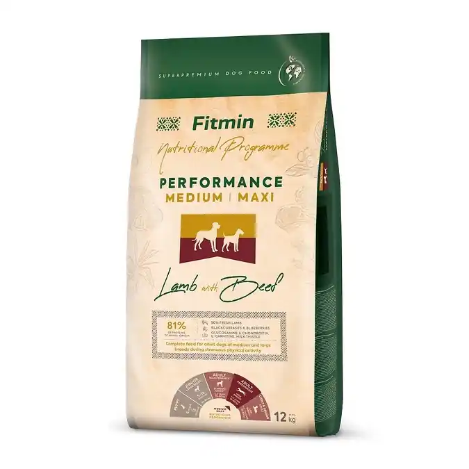 Fitmin Performance Medium Maxi Lamb & Beef 12 kg Nakupujte Hned