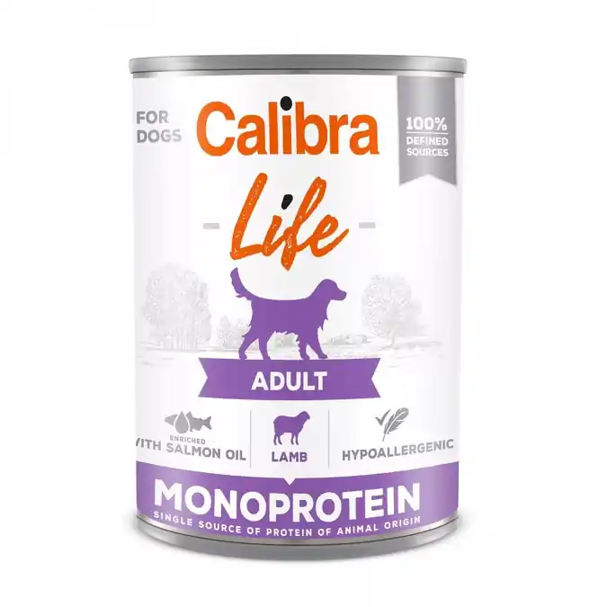 Calibra Dog Life konz.Adult Lamb 400g Ověřený
