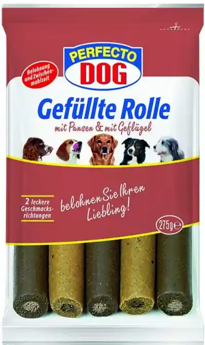 Perfecto Dog měkké rolky hovězí/drůbeží 275g Ihned K Objednání
