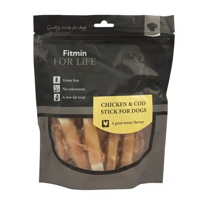 Koupit Online Fitmin For Life Kuřecí tyčinka s treskou pochoutka pro psy 400 g