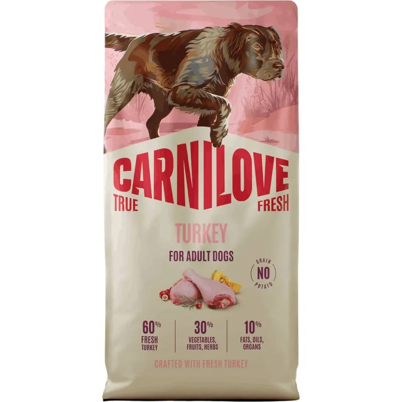 Sezónní Sleva Carnilove True Fresh Dog Adult Turkey 12 kg
