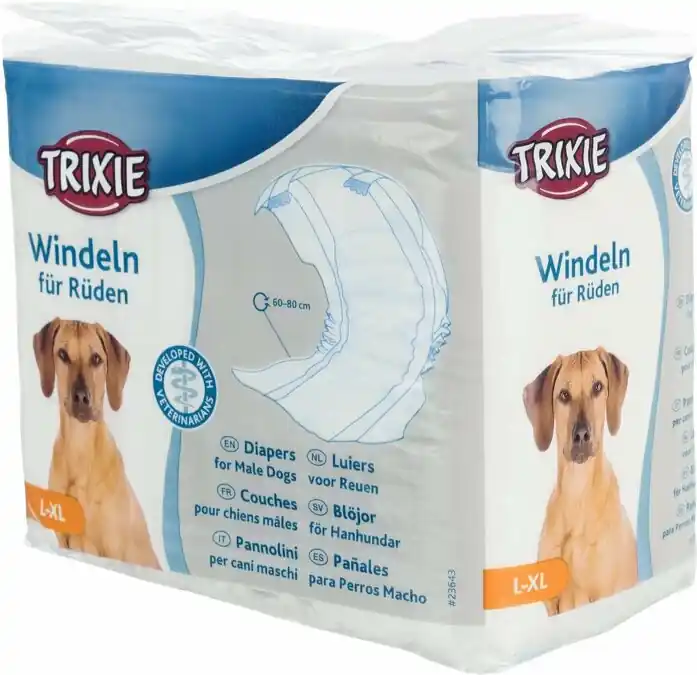 Trixie Papírové pleny pro psy L-XL pas 60–80 cm 12ks Výprodej