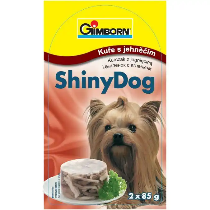 Gimborn Gimdog Shiny Kuře & jehněčí 2×85 g Jen Po Omezenou Doba