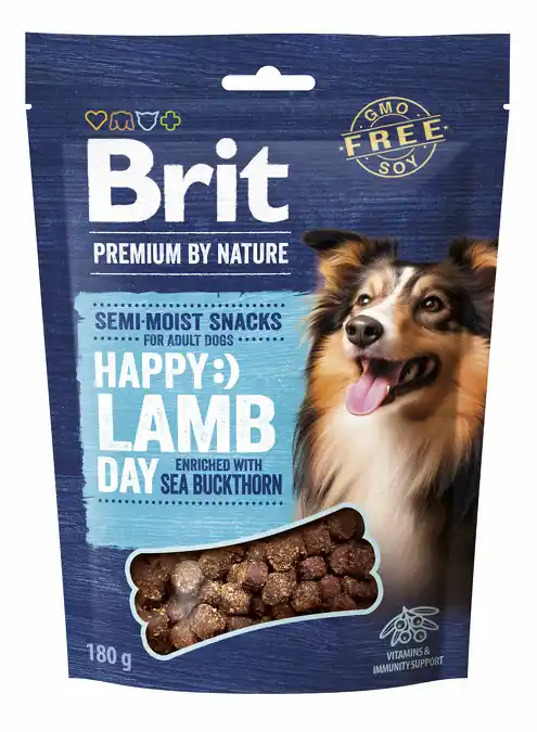 Cenová Bomba Brit Premium Dog by Nature SM Snacks Lamb 180 g