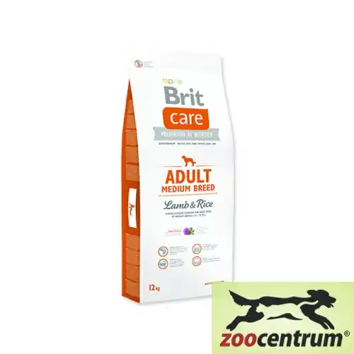 Nová Kolekce Brit Care Adult Medium Breed Lamb & Rice 14 kg – NATRŽENÝ PYTEL