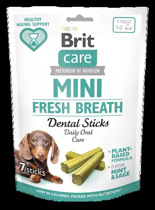 Brit Care Dog Mini treats FRESH BREATH, 7 pcs 120 g Jen Po Omezenou Doba