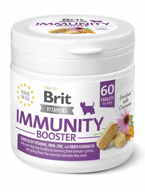 Brit Dog Vitamins Immunity Booster 120g (60tbl) Zlevněný