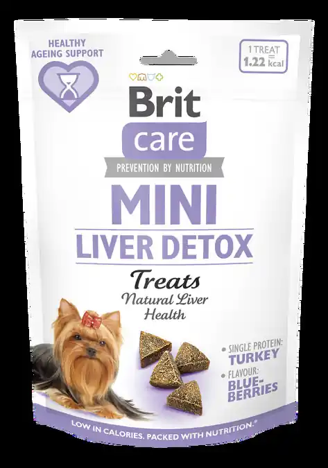 Brit Care Dog Mini treats LIVER DETOX 50 g Autentický