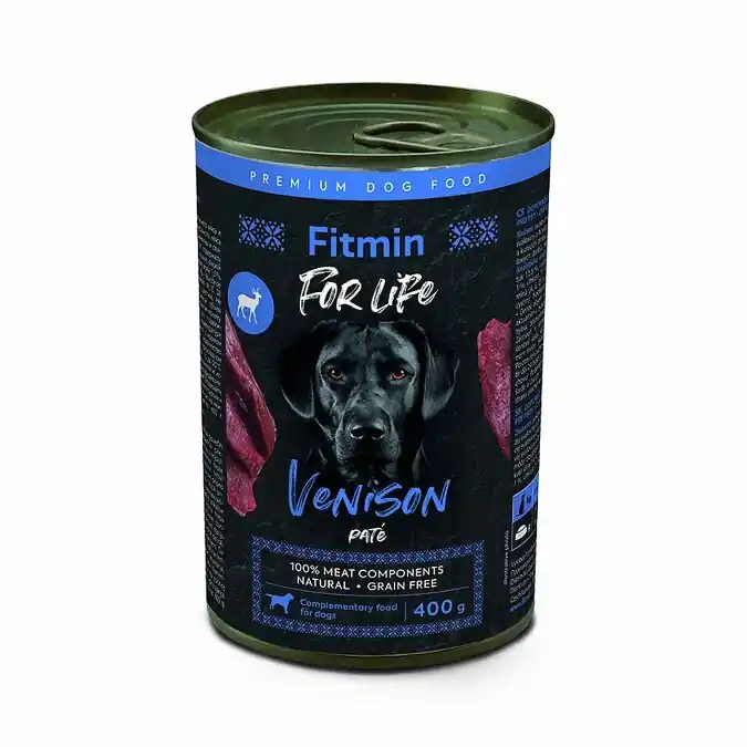 Cenově Výhodný Fitmin dog For Life tin venison 400g
