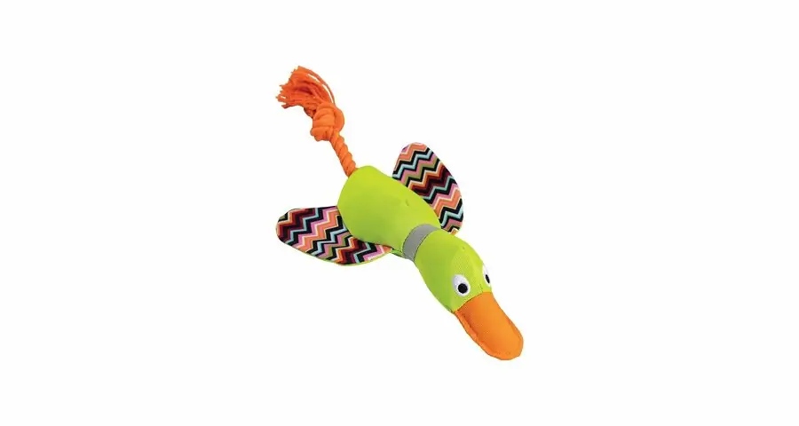 Kachna ležící látková šustící 33 cm, plyš / bavlna, HipHop Novinka
