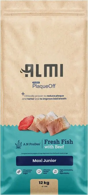 ALMI MAXI JUNIOR Granule s mořskou řasou 12 kg Značkový