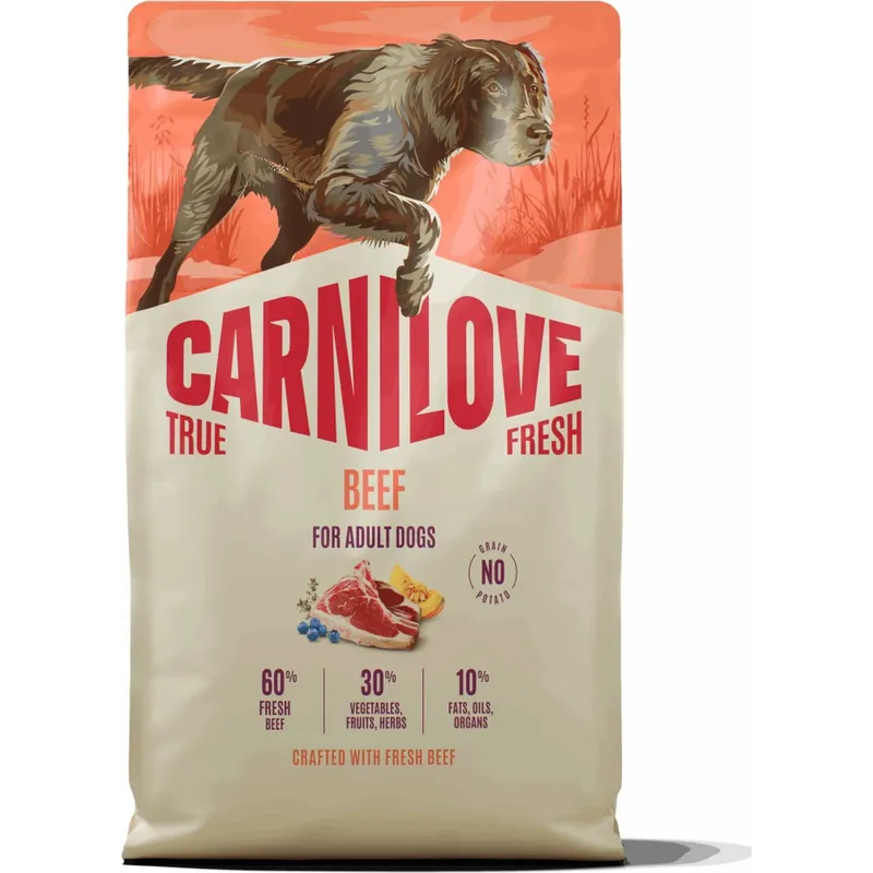 Ihned K Objednání Carnilove True Fresh Dog Adult All Breeds Beef 12 kg