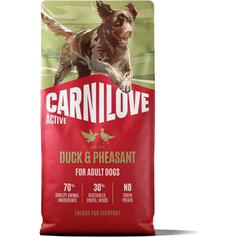 Carnilove Active Dog Duck & Pheasant for Adult 12 kg Finální Výprodej