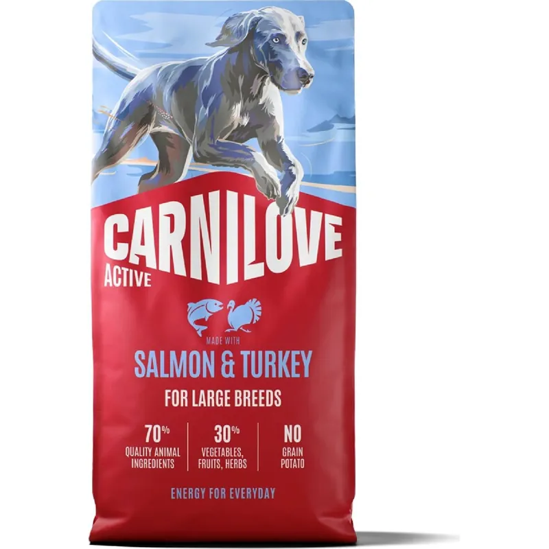 Carnilove Active Dog Salmon & Turkey for Adult Large 12 kg Novinka