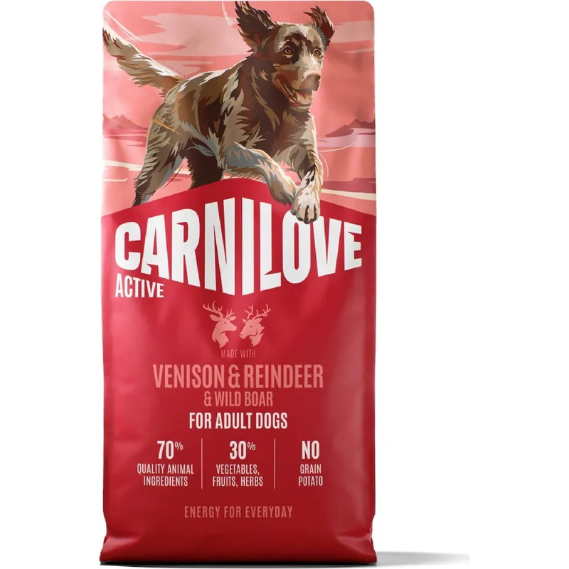 Carnilove ActiveDog Venison & Reindeer for Adult 12 kg Originální