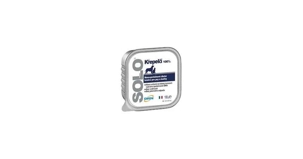 Super Cena SOLO Quaglia 100% (křepelka) vanička 100g